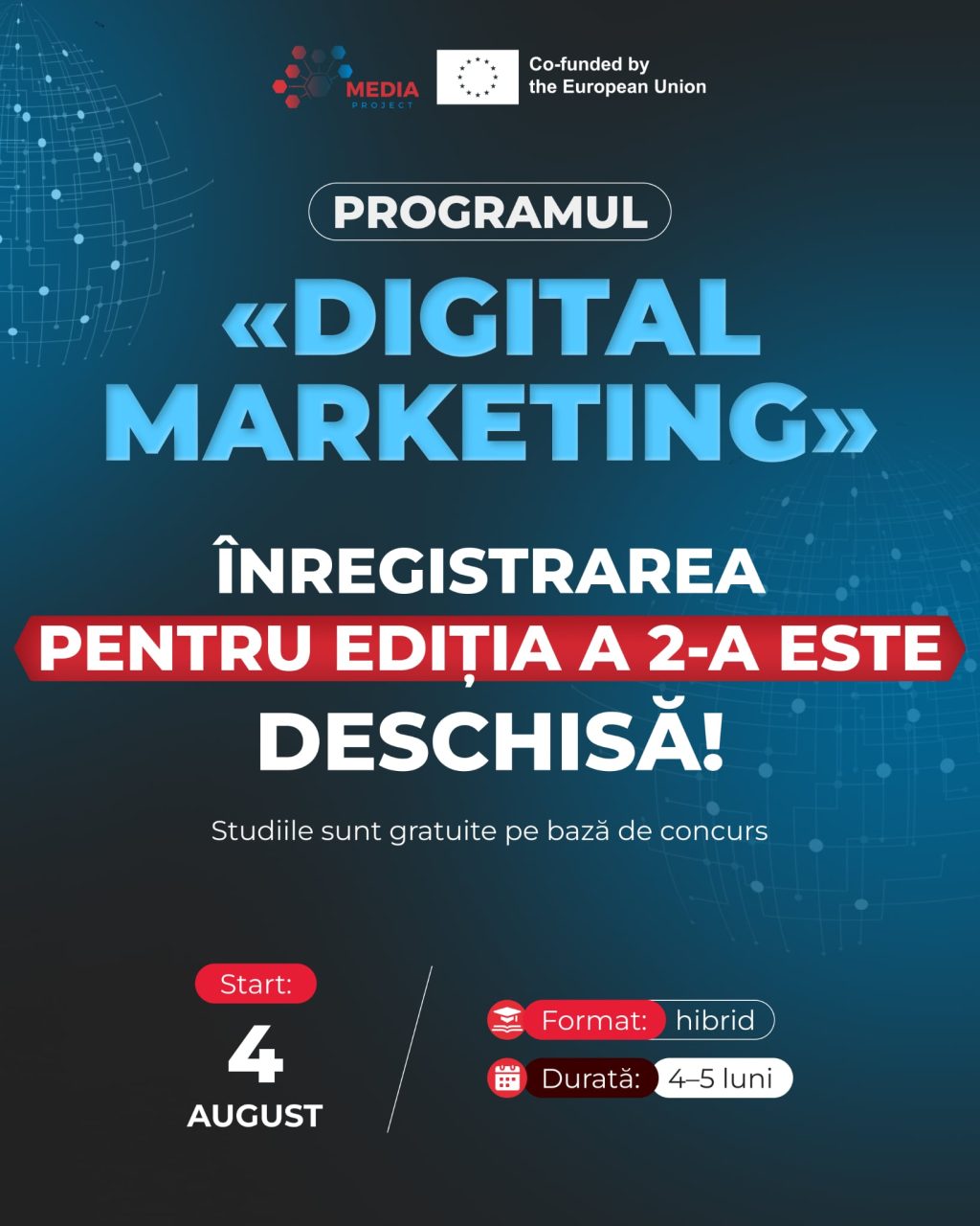Anunț înscriere pentru a doua ediție a programului avansat „Digital Marketing”