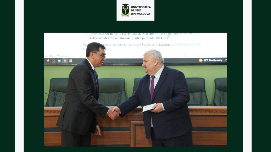 Rectorul USM, Igor Sarov a obținut titlul științifico-didactic de Profesor Universitar