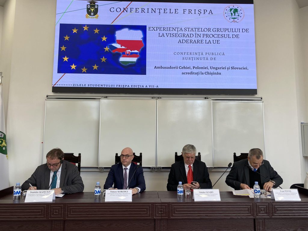Ambasadorii statelor grupului de la Visegrad – invitații evenimentului Zilele studentului FRIȘPA