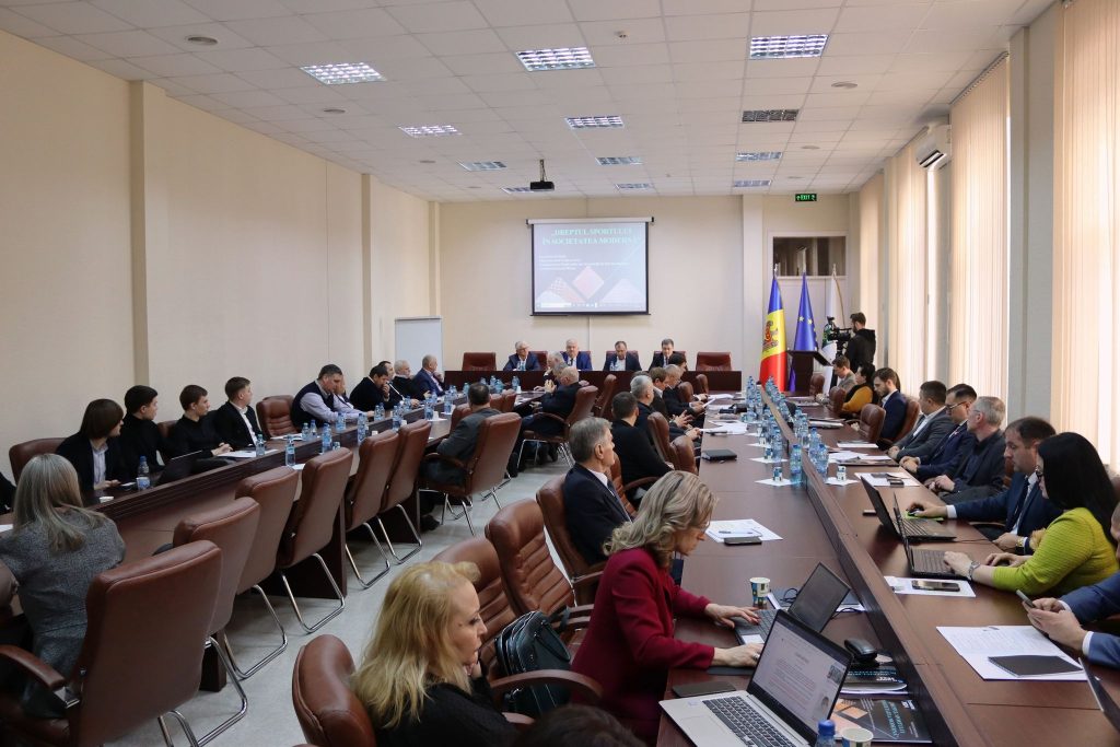 Realități și perspective în dreptul sportului la nivel național și internațional – pe agenda discuțiilor în cadrul mesei rotunde organizată la Facultatea de Drept a USM