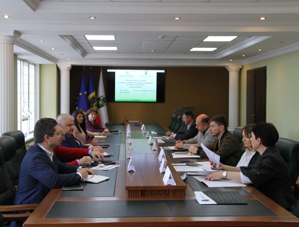 Comisia de evaluare externă a ANACEC a început procedura de acreditare/ reacreditare a programelor de studii superioare de licență și de master