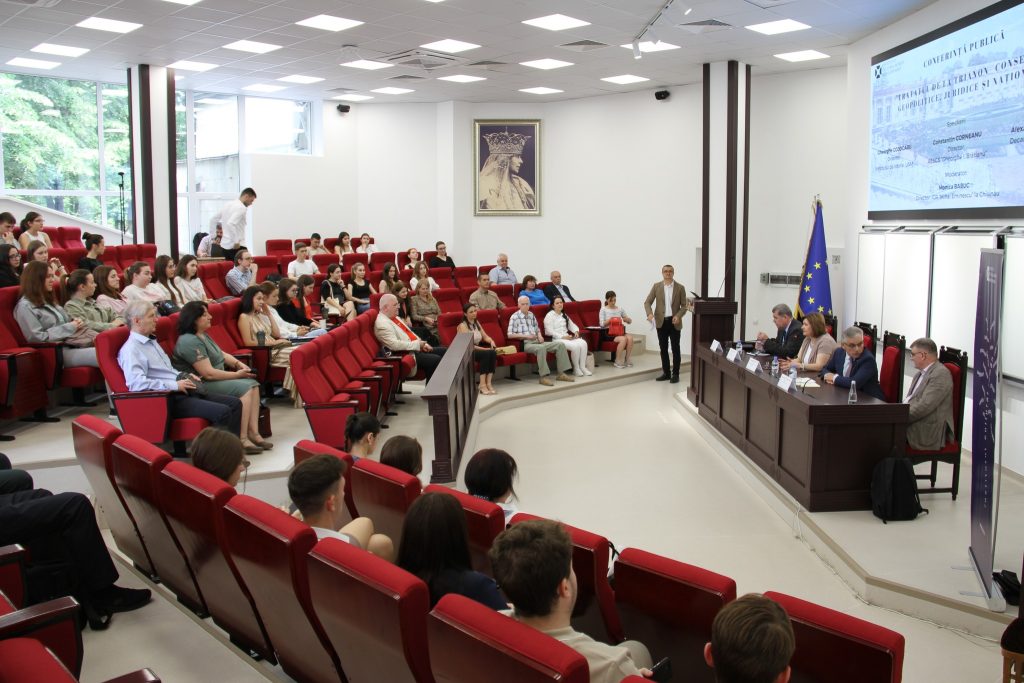 Conferința publică cu genericul „Tratatul de la Trianon – Consecințe geopolitice, juridice și naționale” – organizată la Universitatea de Stat din Moldova