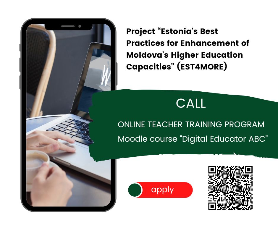 Project “Estonia’s Best Practices for Enhancement of Moldova’s Higher Education Capacities” (EST4MORE)