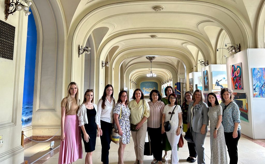 Un grup de profesori ai USM care asigură modulul psihopedagogic, participă la un curs de instruire în România, finanțat de Uniunea Europeană