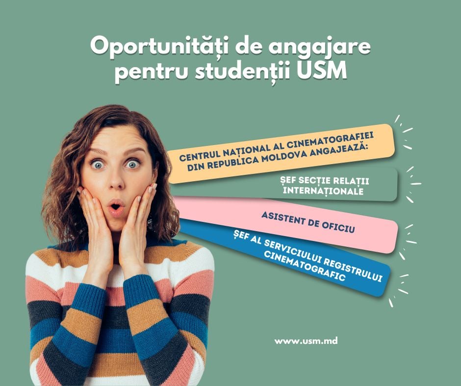 Oportunități de angajare pentru studenți!