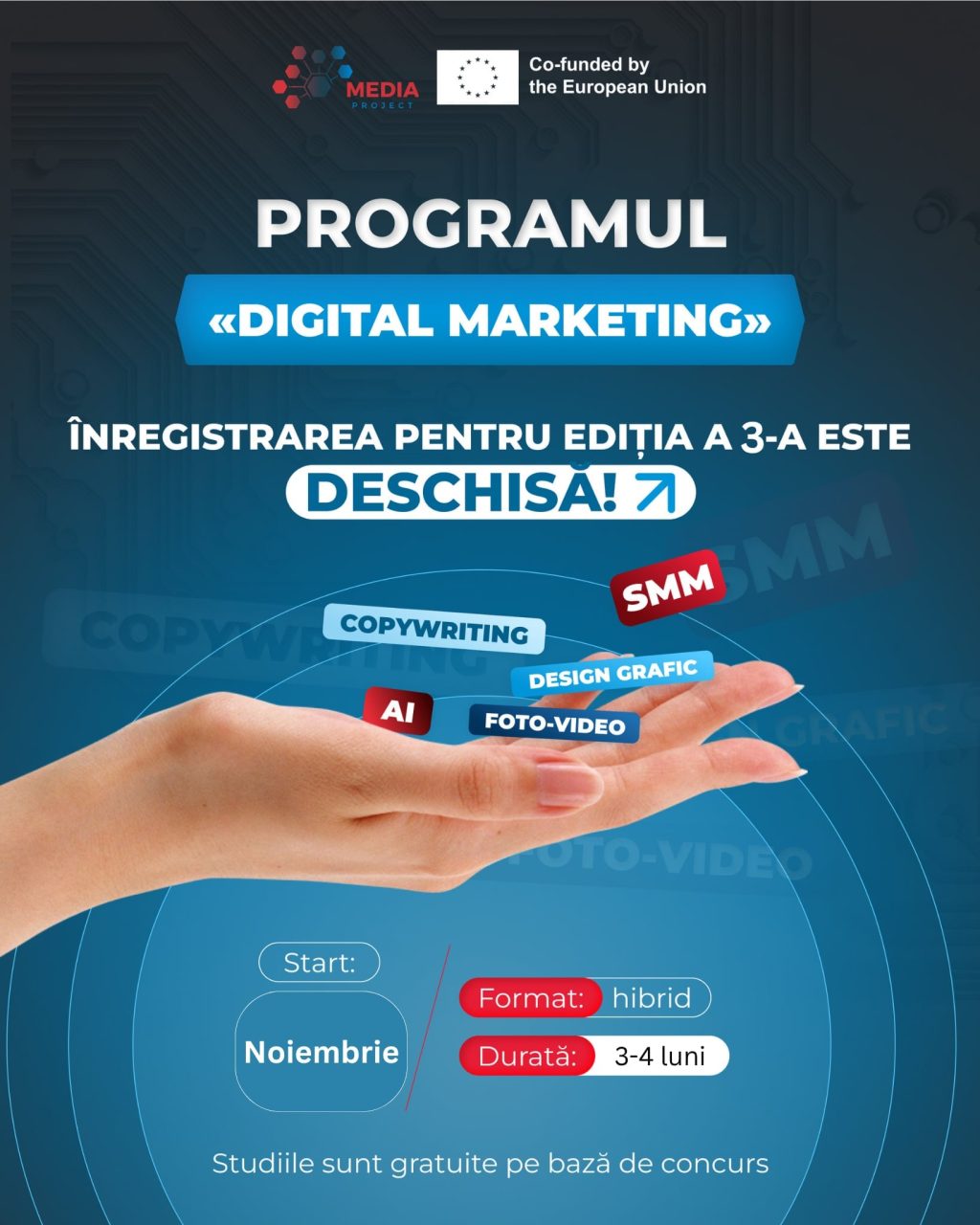Înscrieri deschise pentru ediția a III-a a programului avansat „Digital Marketing”!