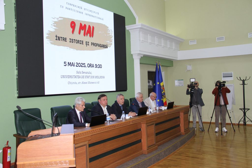 𝗨𝗦𝗠: 𝗖𝗼𝗻𝗳𝗲𝗿𝗶𝗻𝘁̗𝗮̆ 𝘀̗𝘁𝗶𝗶𝗻𝘁̗𝗶𝗳𝗶𝗰𝗮̆ 𝗰𝘂 𝗽𝗮𝗿𝘁𝗶𝗰𝗶𝗽𝗮𝗿𝗲 𝗶𝗻𝘁𝗲𝗿𝗻𝗮𝘁̗𝗶𝗼𝗻𝗮𝗹𝗮̆ „𝟵 𝗠𝗮𝗶 – 𝗶̂𝗻𝘁𝗿𝗲 𝗶𝘀𝘁𝗼𝗿𝗶𝗲 𝘀̗𝗶 𝗽𝗿𝗼𝗽𝗮𝗴𝗮𝗻𝗱𝗮̆❞