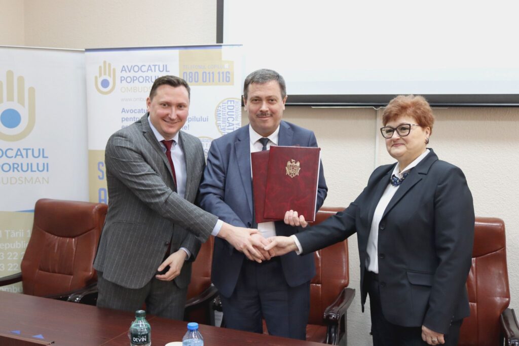 FACULTATEA DE DREPT A USM A ÎNCHEIAT UN ACORD DE COLABORARE CU OFICIUL AVOCATULUI POPORULUI