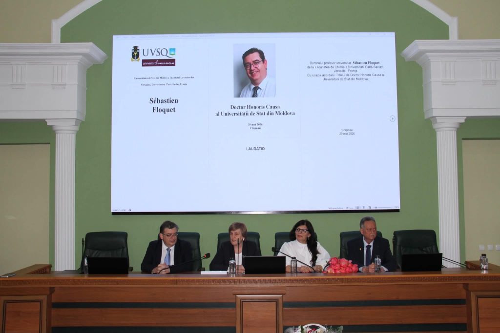 Sébastien Floquet, cercetător la Institutului Lavoisier din Versailles și profesor la Universitatea Paris-Saclay, Franța – Doctor Honoris Causa al USM