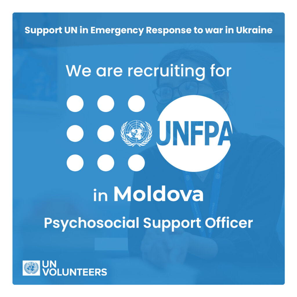 UNFPA Moldova este în căutare de voluntari