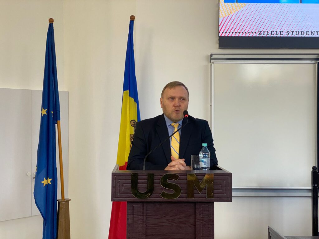 Primarul General al Capitalei și Ambasadorul Ucrainei în Republica Moldova – au discutat cu studenții USM în cadrul Zilelor studentului FRIȘPA