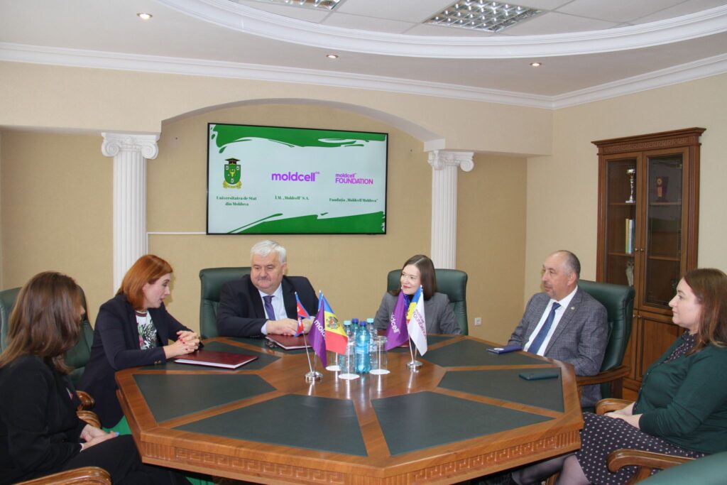 Universitatea de Stat din Moldova, Î.M. „Moldcell” S.A. și Fundația „Moldcell Moldova” au încheiat un acord de colaborare