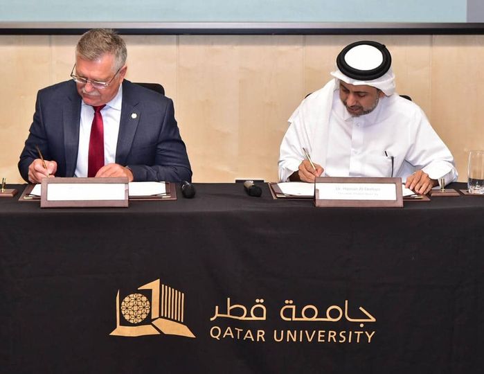 A fost semnat Memorandumul de Înțelegere dintre Universitatea de Stat din Moldova şi Universitatea din Qatar