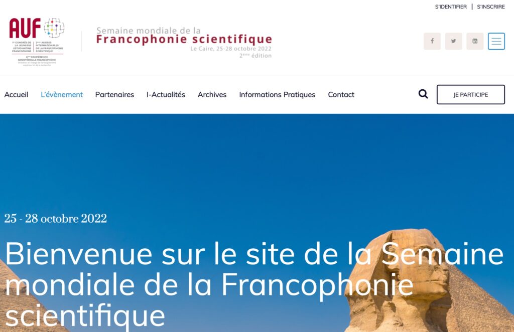 USM invită studenții și profesorii la Săptămâna mondială a Francofoniei științifice