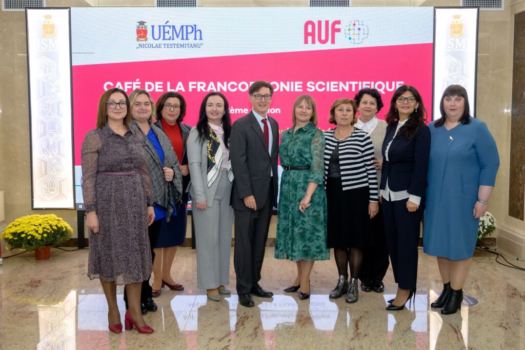 Echipa francofonă a Universității de Stat din Moldova a participat la evenimentul „Café de la Francophonie scientifique”, ediția a II-a