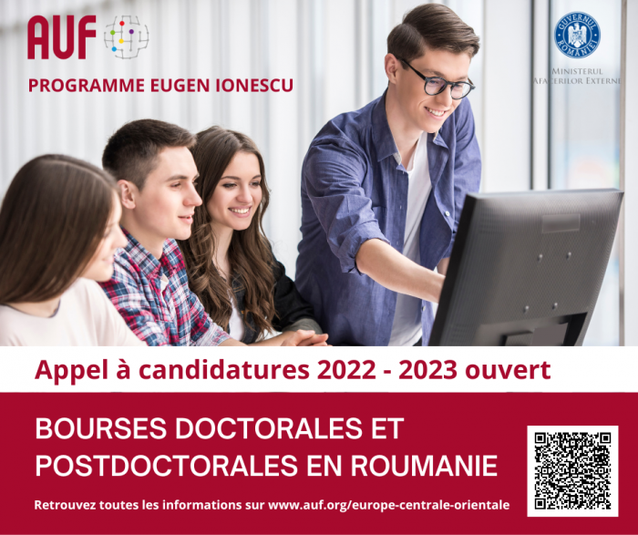 APEL LA CANDIDATURI PENTRU BURSELE DE CERCETARE DOCTORALĂ ȘI POSTDOCTORALĂ  „EUGEN IONESCU”
