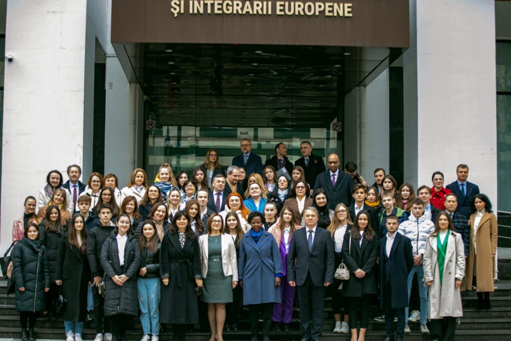Comunitatea francofonă a Universității de Stat din Moldova s-a întâlnit cu Secretarul General al Organizaţiei Internaţionale a Francofoniei, Louise Mushikiwabo