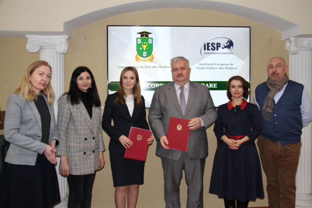 Cadrele universitare și studenții USM vor beneficia de instuiri în domeniul securității cibernetice, în baza unui parteneriat încheiat cu Institutul European de Studii Politice din Moldova