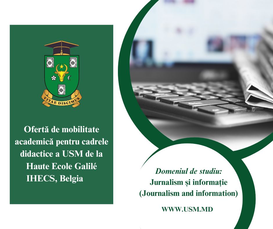 [:ro]Mobilitate academică pentru cadrele didactice ale USM (STA), Haute Ecole Galilée IHECS, Belgia [:en]Mobilitate academică pentru cadrele didactice ale USM (STA), Haute Ecole Galilée IHECS, Belgia [:ru]Mobilitate academică pentru cadrele didactice ale USM (STA), Haute Ecole Galilée IHECS, Belgia    [:]