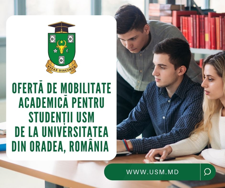 Mobilitate academică pentru studenți, SMP (Student mobility for training): Științe ale Naturii (Earth Sciences), Universitatea din Oradea, România  