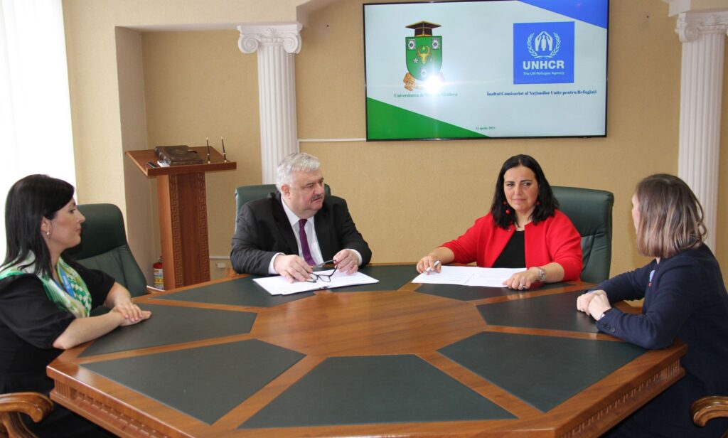 Universitatea de Stat din Moldova (USM) și Înaltul Comisariat al Națiunilor Unite pentru Refugiați (UNHCR) au semnat un Memorandm de Înțelegere