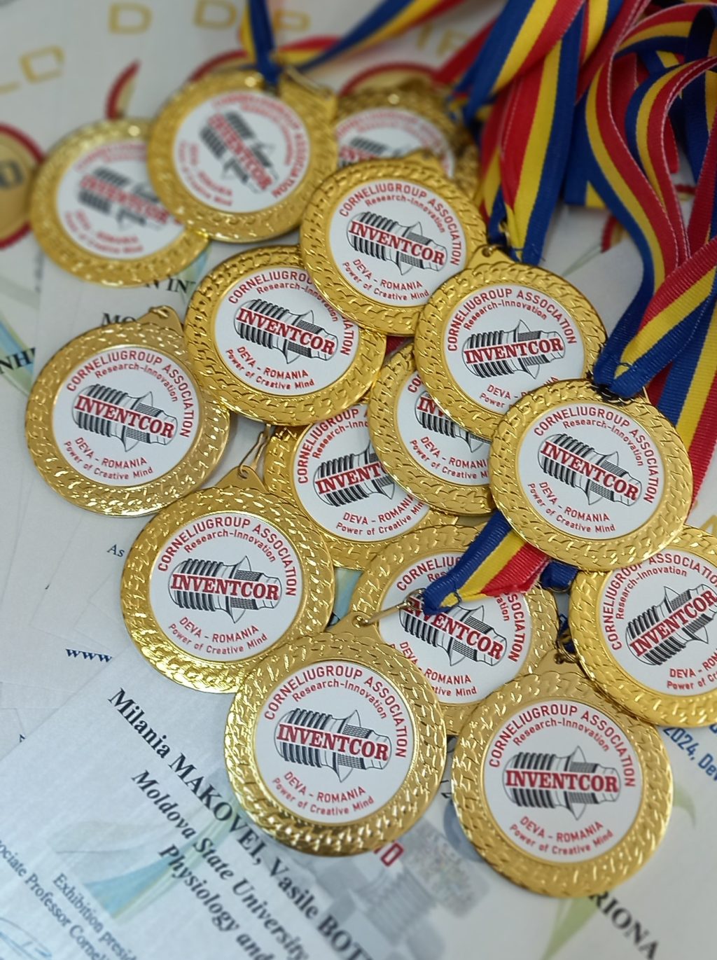15 Medalii de Aur pentru Universitatea de Stat din Moldova la Salonul Internațional INVENTCOR 2024