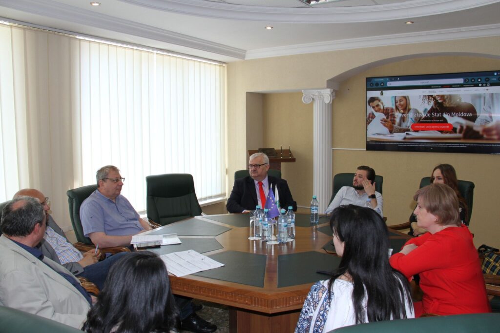 Comisia ARACIS a încheiat vizita de evaluare externă la Universitatea de Stat din Moldova