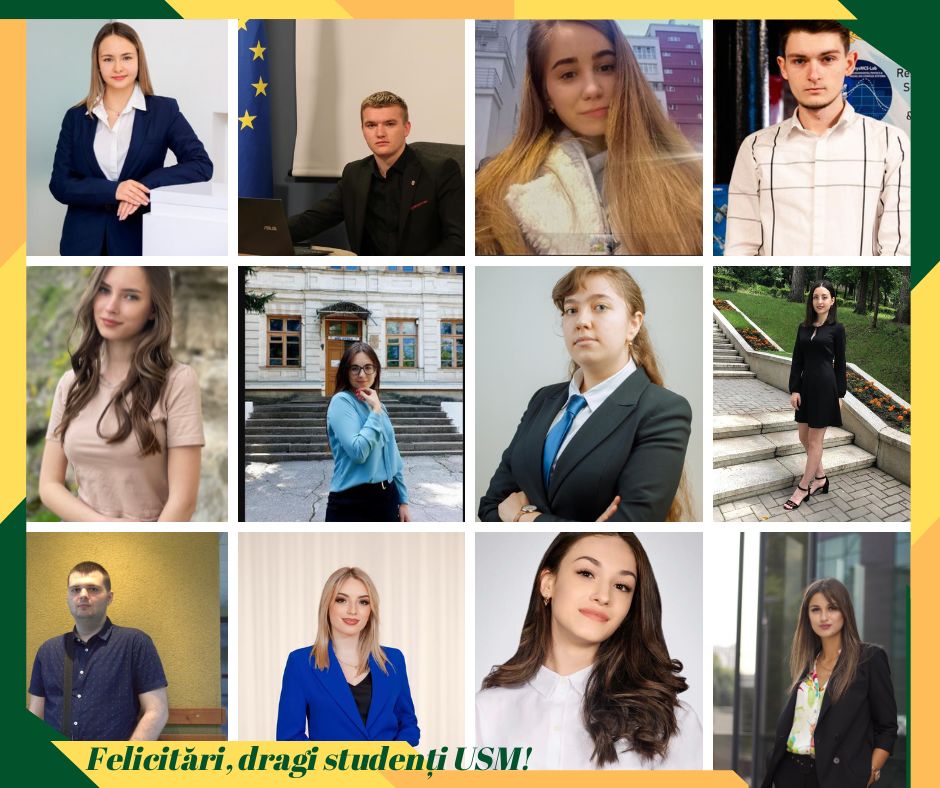 Universitatea de Stat din Moldova a aprobat lista candidaților la  Bursele de Merit 2023-2024
