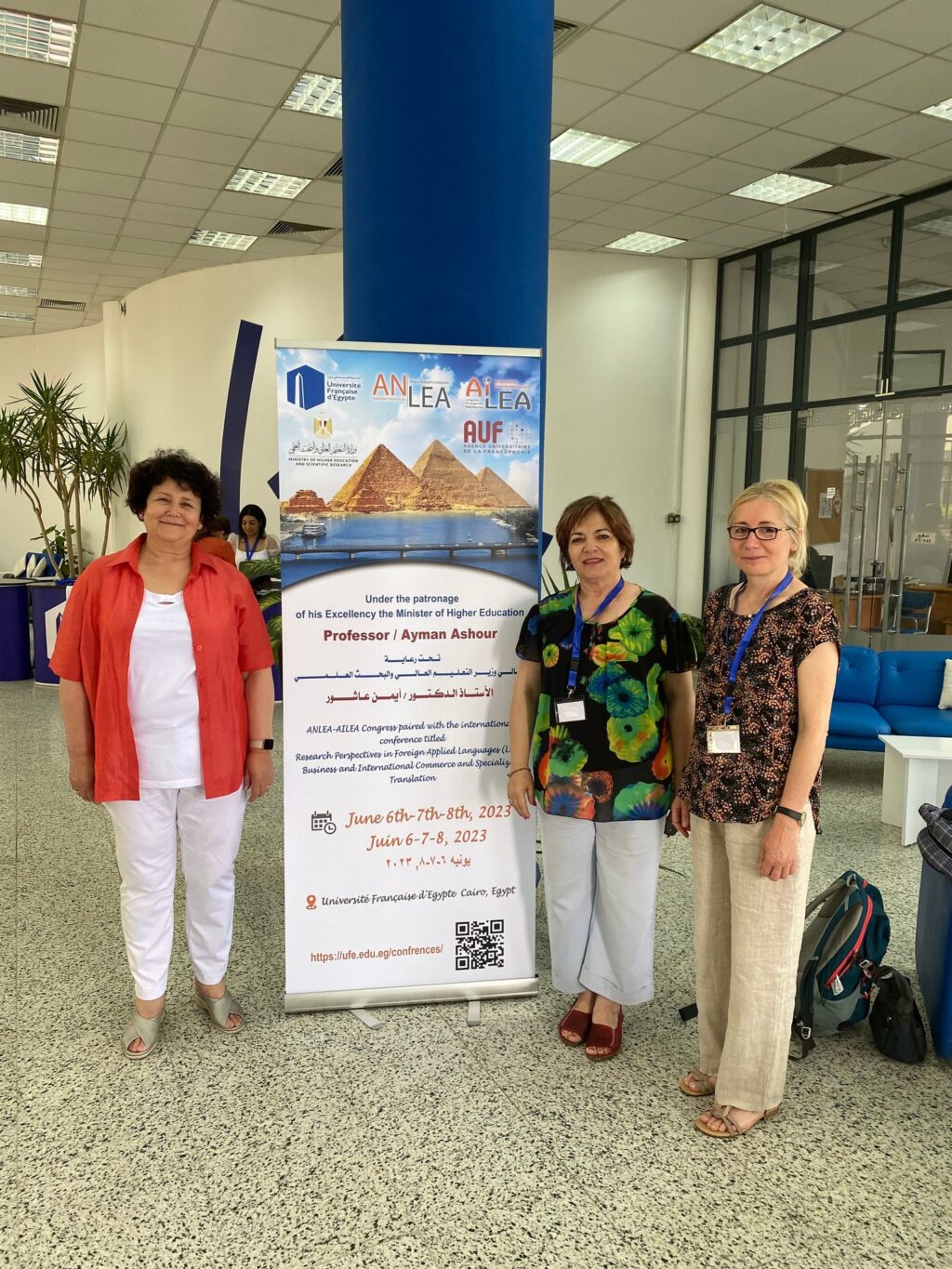 Profesorii Universității de Stat din Moldova au participat la Congresul anual al Asociației Internaționale de Limbi Moderne Aplicate de la Universitatea Franceză din Egipt (Université Française d’Egypte), Cairo