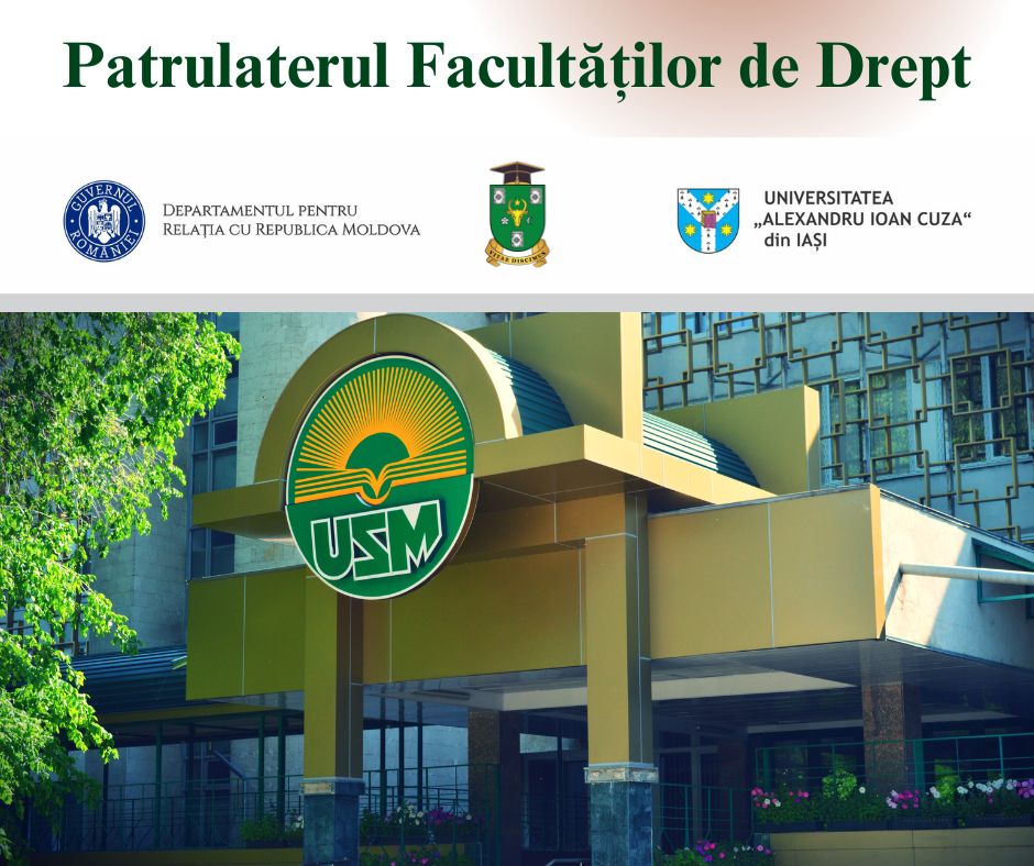 USM – partener al proiectului „Patrulaterul Facultăților de Drept”