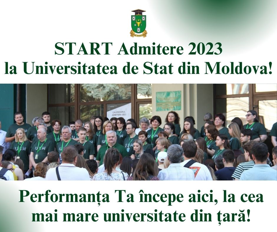 Mesajul rectorului USM, Igor Șarov cu ocazia lansării Concursului de Admitere 2023