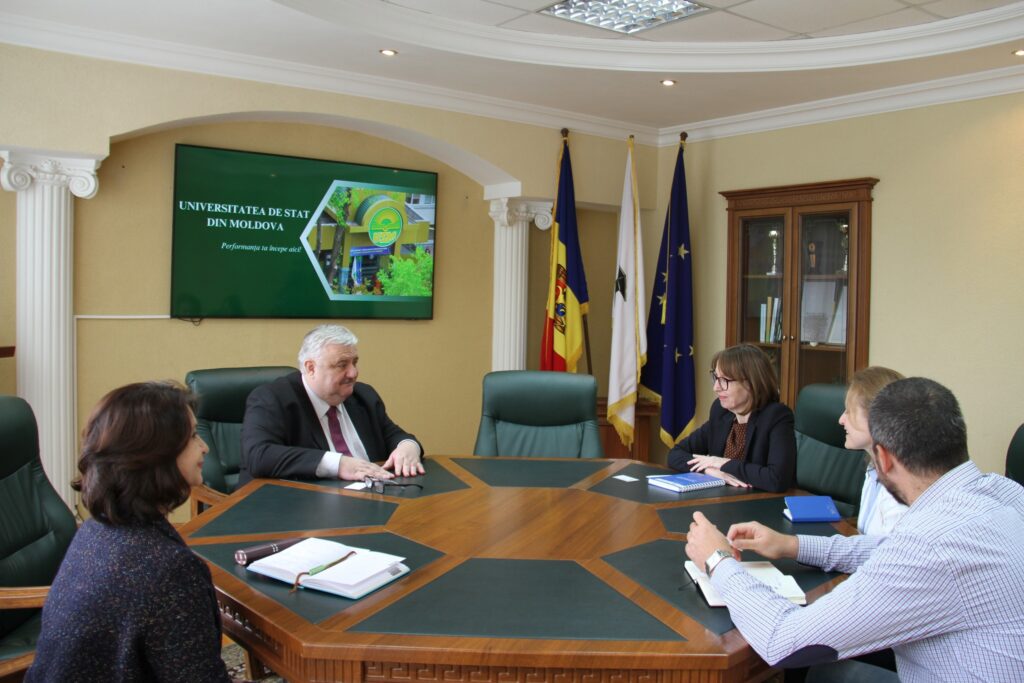 Conducerea USM a avut o întrevedere cu reprezentanții Agenției de Cooperare Internațională a Germaniei (GIZ) din Moldova