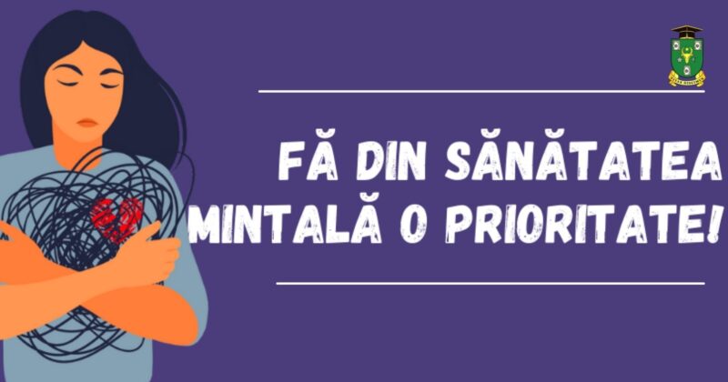 Studenții Facultății de Jurnalism și Științe ale Comunicării a USM – lansează campania de sensibilizare: „Fă din sănătatea mintală o prioritate”