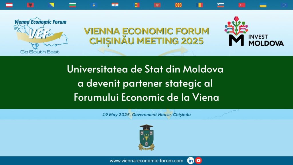 Universitatea de Stat din Moldova a devenit partener stategic al Forumului Economic de la Viena