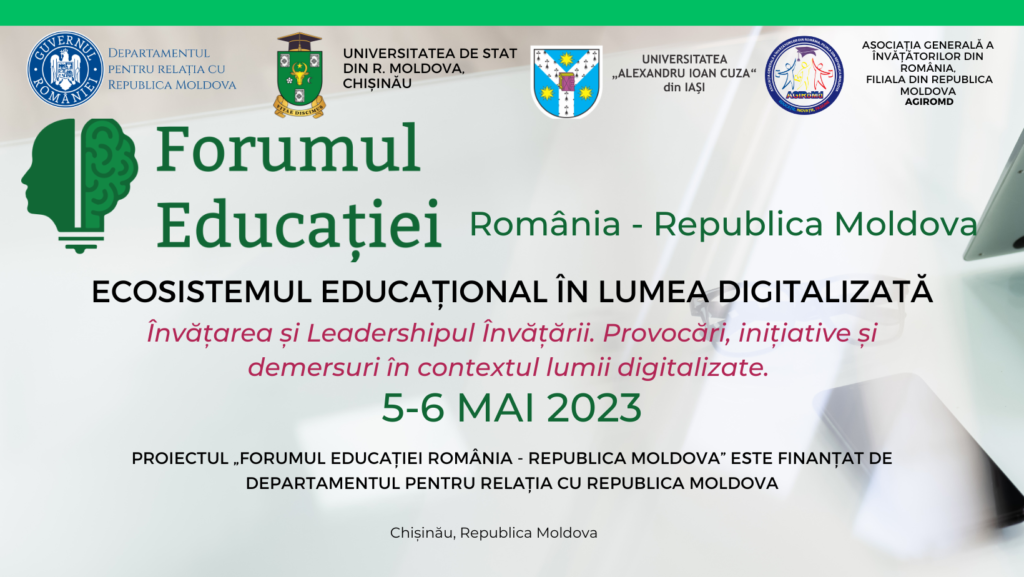Forumul Educației România – Republica Moldova va fi lansat la USM