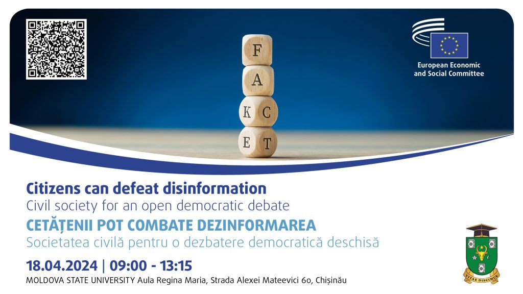 EUCivilSociety poate învinge dezinformarea!