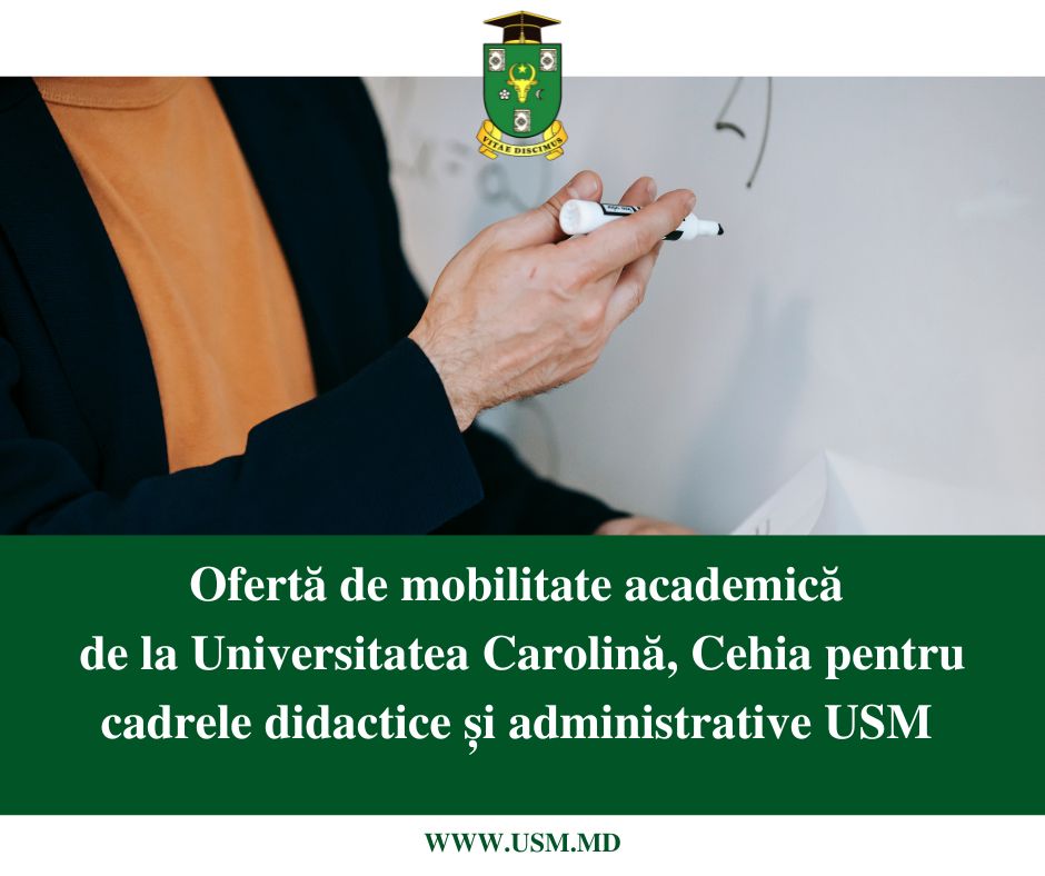 Universitatea Carolină, Cehia Perioada de aplicare: 17 martie 2023