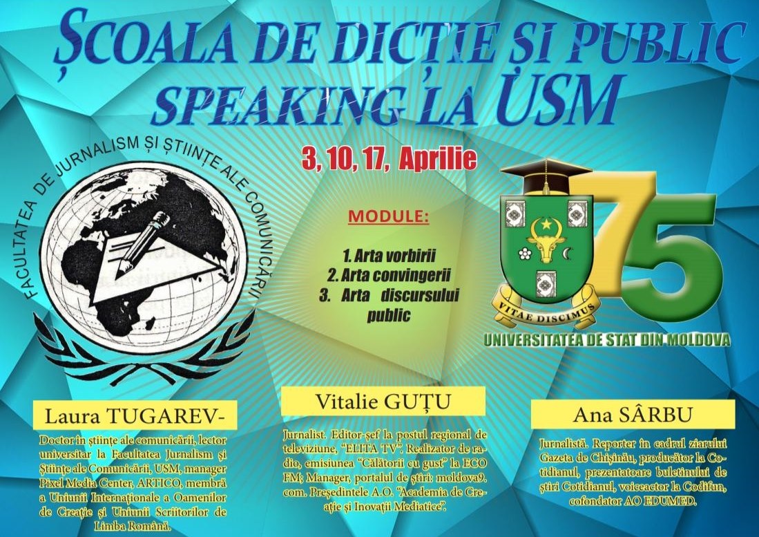 ȘCOALA DE DICȚIE ȘI PUBLIC SPEAKING LA USM