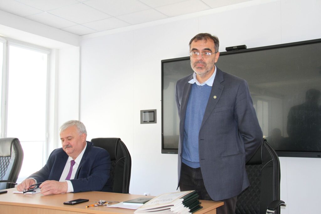 Rectorul USM, Igor Șarov a participat la ședința Consiliului profesoral al Facultății de Istorie și Filosofie