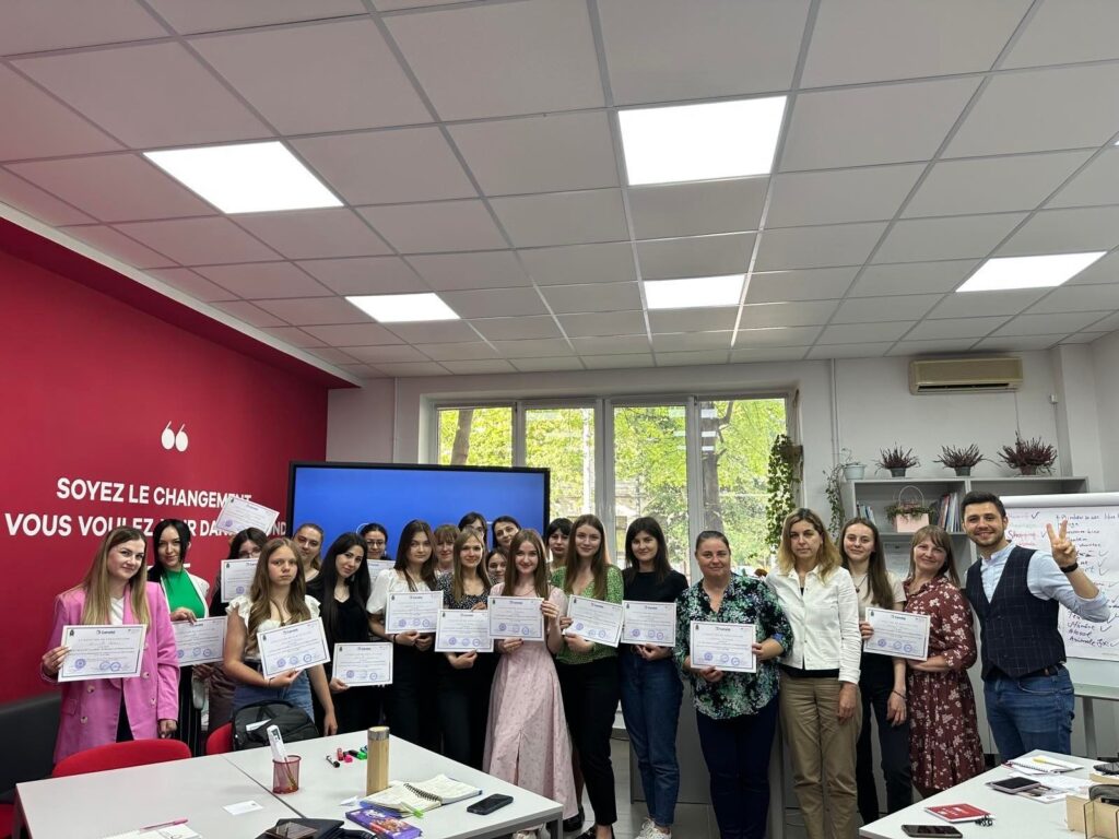 Centrul de Angajabilitate francofon al Universității de Stat din Moldova a încheiat seria de activități programate pentru anul universitar 2022-2023