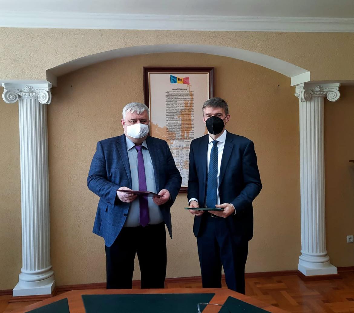 Universitatea de Stat din Moldova și Moldova-Institut Leipzig au semnat un Acord de colaborare privind consolidarea cooperării internaționale în domeniul educației și cercetării