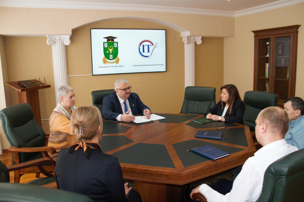 Acord de Colaborare între Universitatea de Stat din Moldova și Centrul de Tehnologii Informaționale în Finanțe