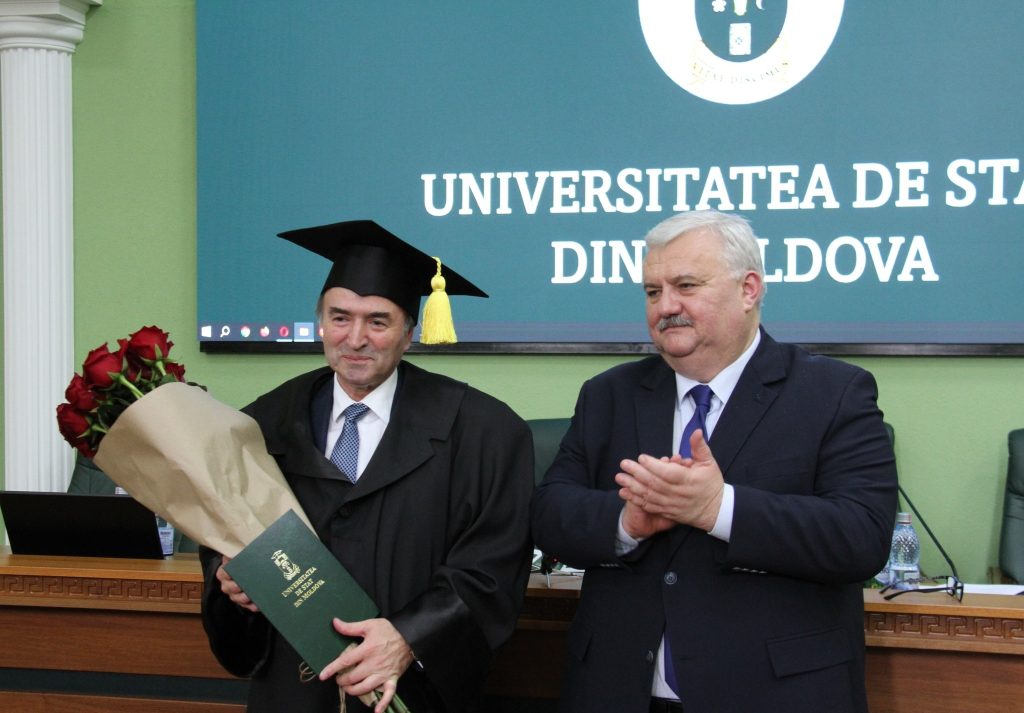 Universitatea de Stat din Moldova conferă titlul onorific „Doctor Honoris Causa” dlui Tudorel Toader, rectorul Universității „Alexandru Ioan Cuza”, Iași, România