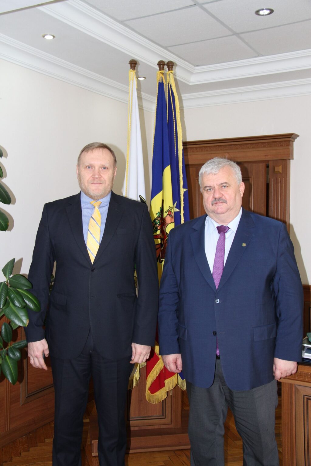 Rectorul USM a avut o întrevedere cu Ambasadorul Extraordinar și Plenipotențiar al Ucrainei în Republica Moldova