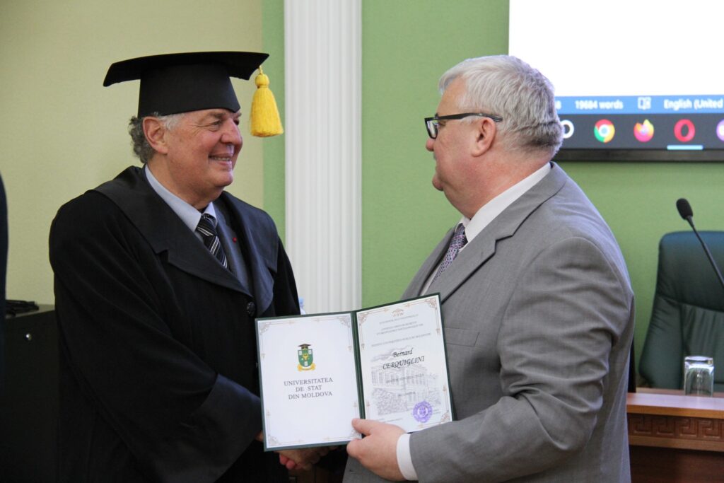 Bernard CERQUIGLINI, dr. hab., prof. univ. la Universitatea din Paris – Doctor Honoris Causa al USM