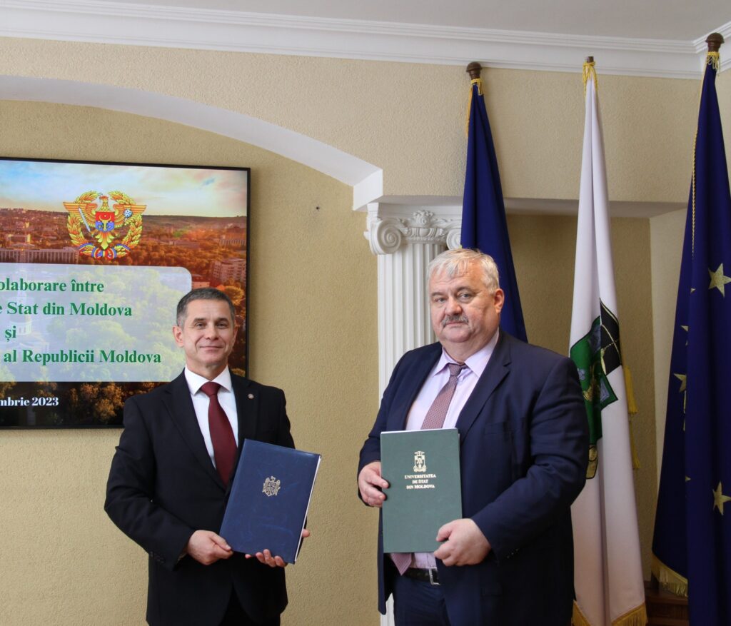 Acord de colaborare între Universitatea de Stat din Moldova și Ministerul Apărării al Republicii Moldova