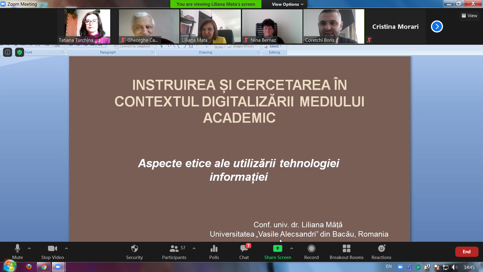 FORMAREA CONTINUĂ A PERSONALULUI DIDACTIC UNIVERSITAR – CALE DE CONSOLIDARE A RELAȚIILOR INTERUNIVERSITARE