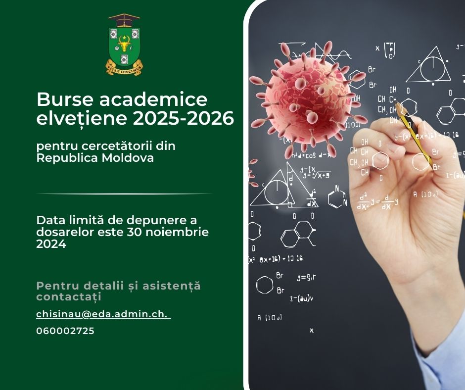 Burse academice elvețiene 2025-2026