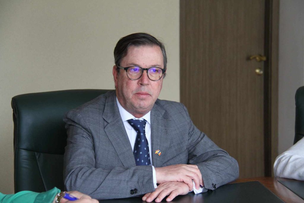 Ambasadorul Spaniei în Republica Moldova cu sediul la București- vizită de lucru la Universitatea de Stat din Moldova