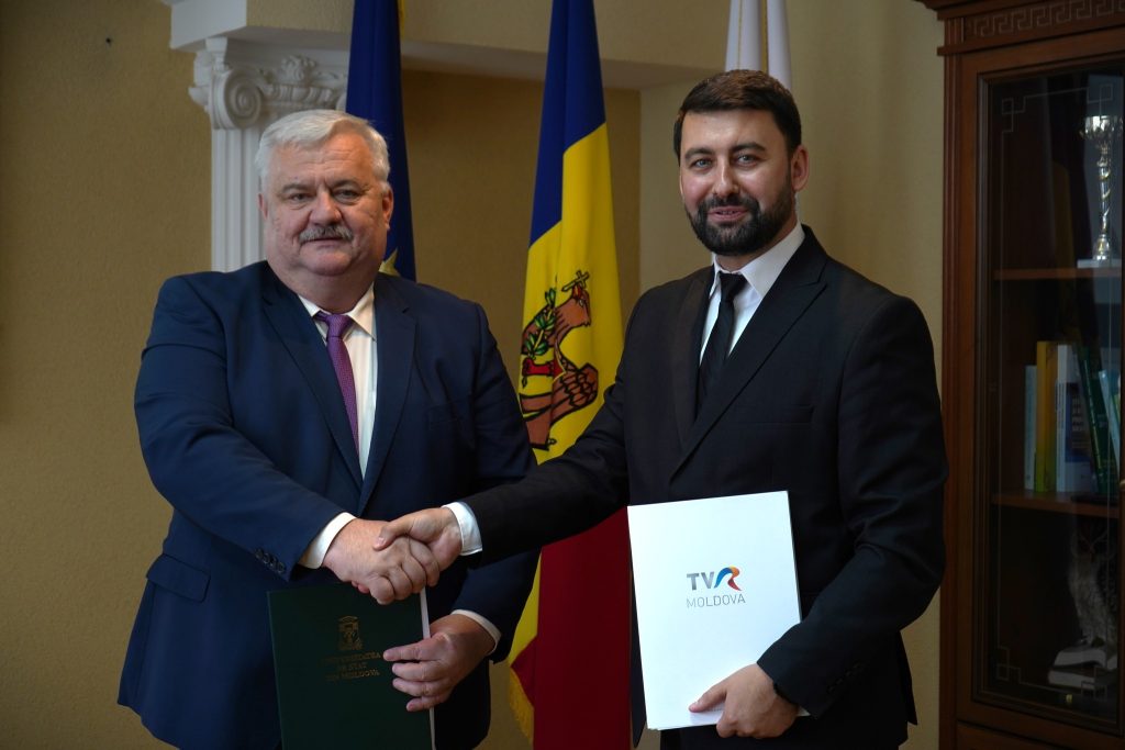 Universitatea de Stat din Moldova și TVR Moldova – parteneriat pentru educație, cercetare și creație media